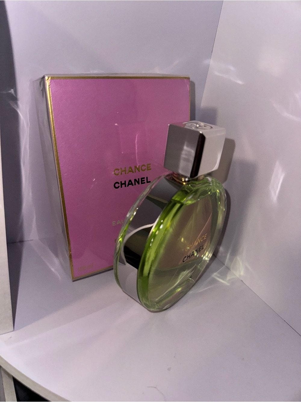 CHANEL Chance Eau Fraîche - Pale Green & Silver Bottle - Picture 5 of 5